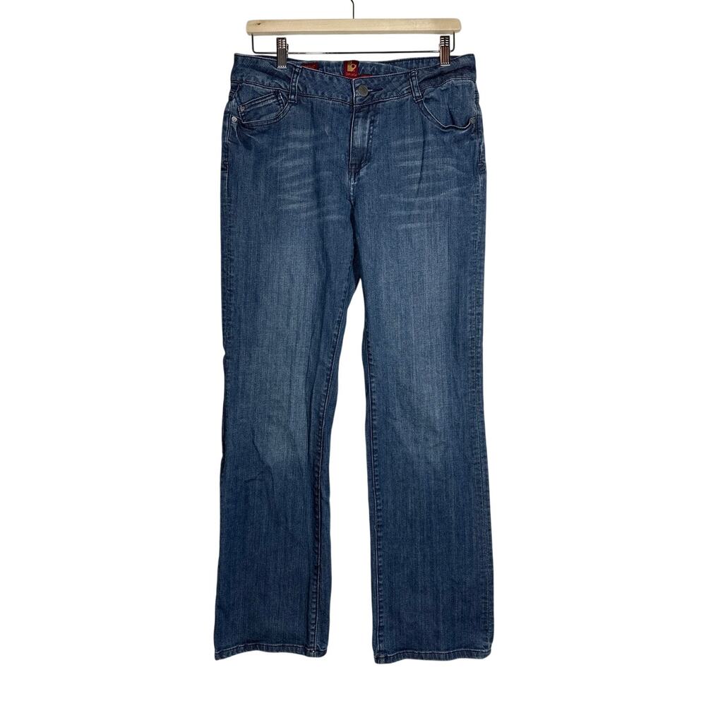 Sasson Ooh La La Bootcut Boogie Jeans Y2K Last Dance Wash Mid-Rise Embellished